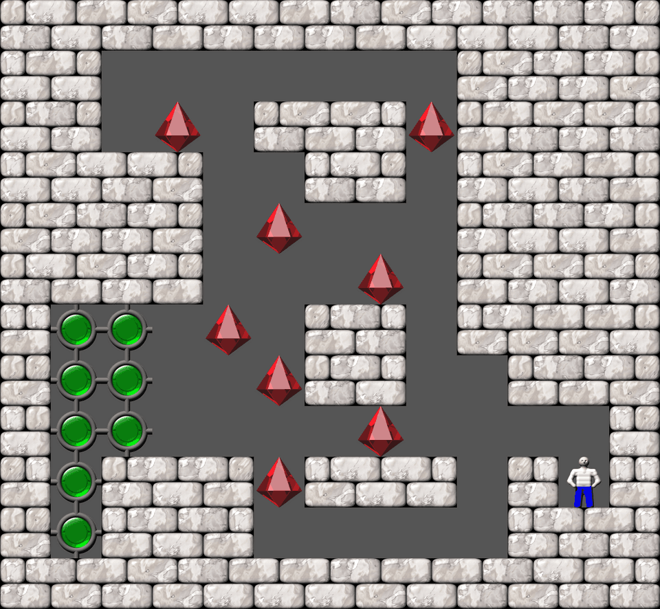 Sokoban More Bugs collections level 20